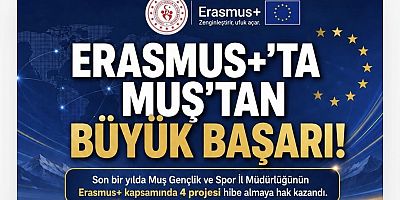 Muş’tan Erasmus+’ta Çifte Başarı