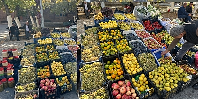 Muş’un Bağlarında Yetiştirilen Yerli Ürünler Tezgahlarda Yerini Aldı