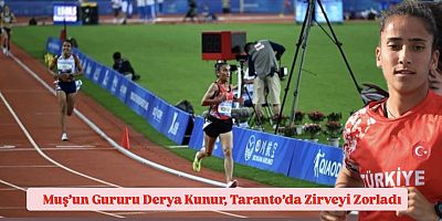 Muşlu Derya Kunur, Akdeniz Oyunları’nda 10 Bin Metrede 5’inci Oldu