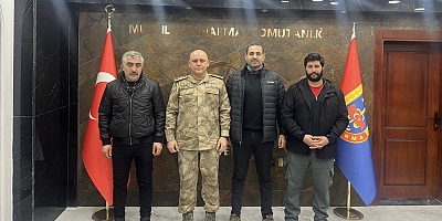 Muşlu Gazetecilerden İl Jandarma Komutanı’na Ziyaret