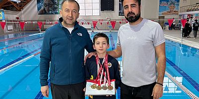 Muşlu Yüzücü Enes Çelik’ten Giresun’da Rekor Başarı