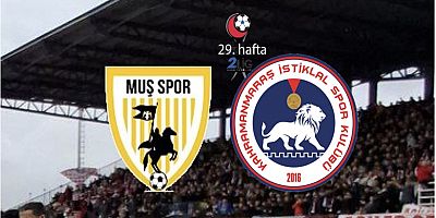 Muşspor – Kahramanmaraş İstiklalspor Maçı Play-Off İçin Kritik Öneme Sahip!