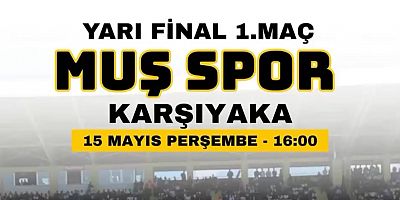 Muşspor, Karşıyaka Maçına Kenetlendi