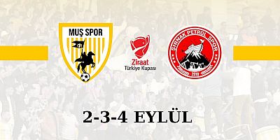 Muşspor, Ziraat Türkiye Kupası’nda Şırnak Petrolspor’u Ağırlayacak