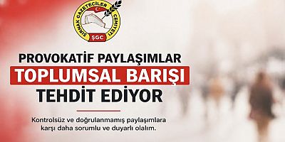 ŞGC’den Provokatif Paylaşımlara Sert Tepki