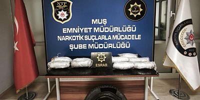 Stepneye Gizlenen 4 Kilo 742 Gram Skunk Ele Geçirildi