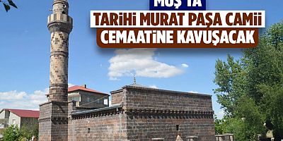 Tarihi Muratpaşa Camii Yeniden İbadete Açılıyor