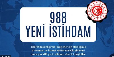 Ticaret Bakanlığı 988 Yeni Personel Alımı Yapacak