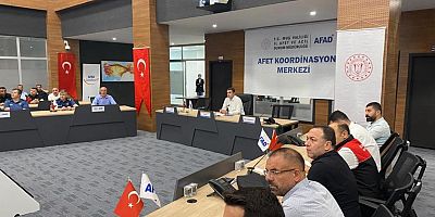 Türkiye Afet Müdahale Planı (TAMP) Toplantısı Gerçekleştirildi
