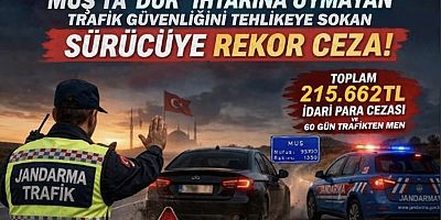 Üniversite Yolunda Tehlikeli Sürüş: Sürücüye 215 Bin TL Ceza