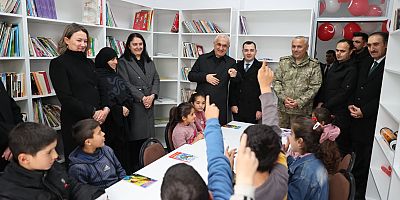  Vali Çakar, Şehit Erkan Selçuk Anısına Açılan Kütüphanenin Açılışına Katıldı