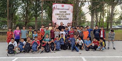 Yaygın’da Camiler Arası Futbol Turnuvası Sona Erdi