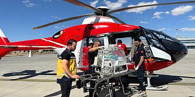 Yenidoğan Hastamız İçin Helikopter Ambulans Havalandı