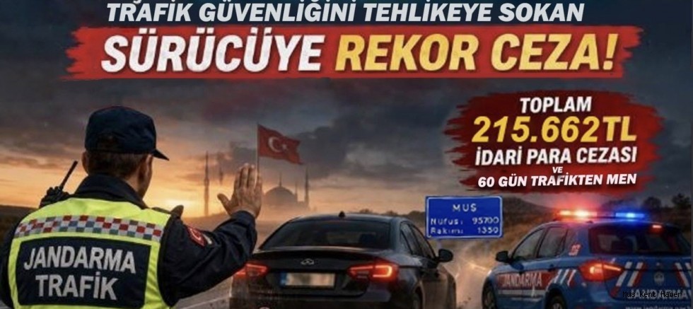 Üniversite Yolunda Tehlikeli Sürüş: Sürücüye 215 Bin TL Ceza